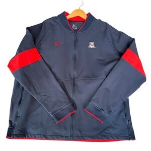 Nike Jackets Men's UA Blue & Red Lightweight Full Zip Jacket‎ Size XXL New